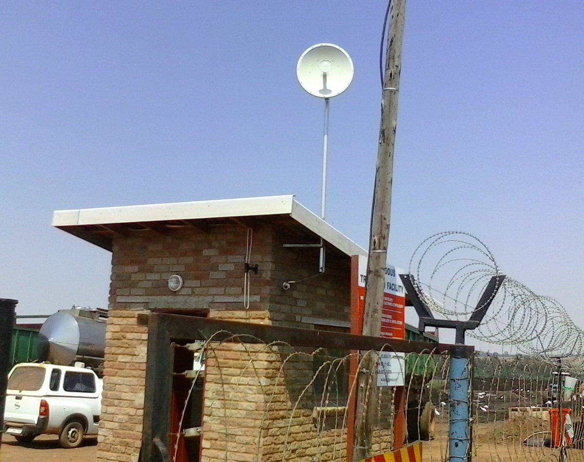 Guard house on site