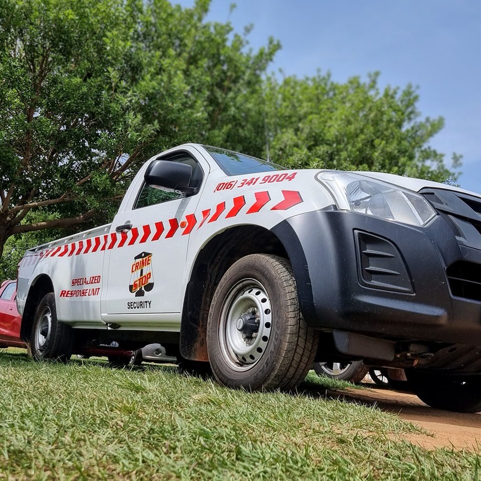 Crime Stop armed response vehicle